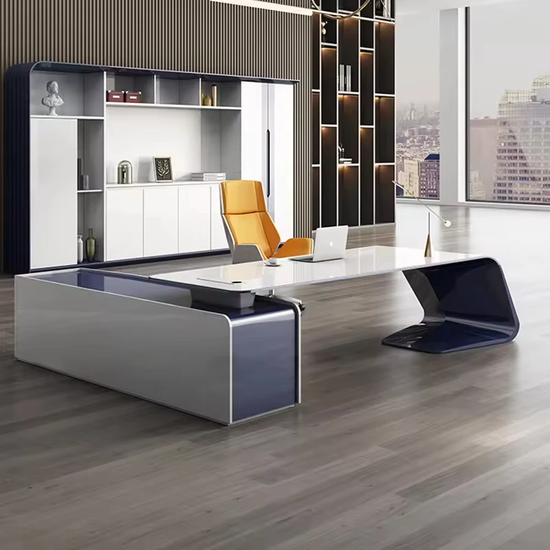 Modern Executive Office Table Boss Desk Ceo Desk Luxury Desk Boss Table Schreibtisch Office Furniture For Manager Director Room