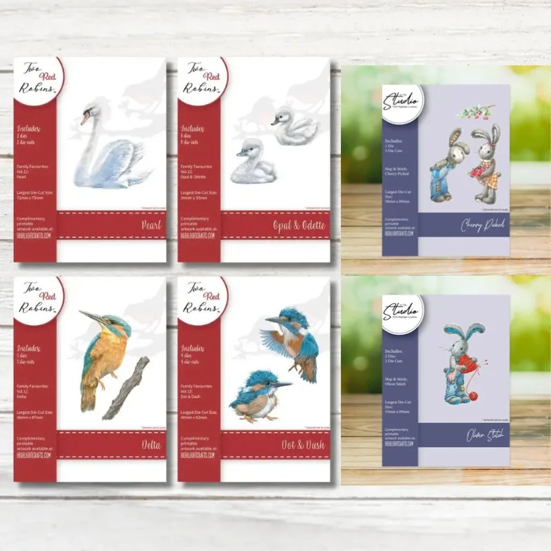 2026 NEW Hot Bird Swan Easter Bunny Cherry Cutting Dies Scrapbook Diary Decoration Stencil Embossing Template DIY Greeting Card