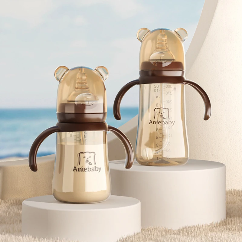 

240/300ml 3 in1 Baby Bottle with Handle - Easy-to-Grip Feeding Bottle, Perfect as a Christmas Gift, Ideal for Water and Formula