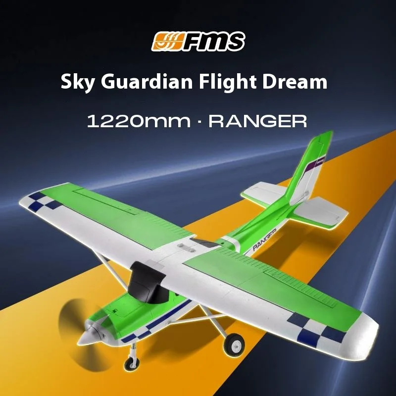 

FMS 1220 мм Guardian Novice Устойчивый к падению тренировочный электрический самолет с дистанционным управлением Водная практика Модель самолета с неподвижным крылом