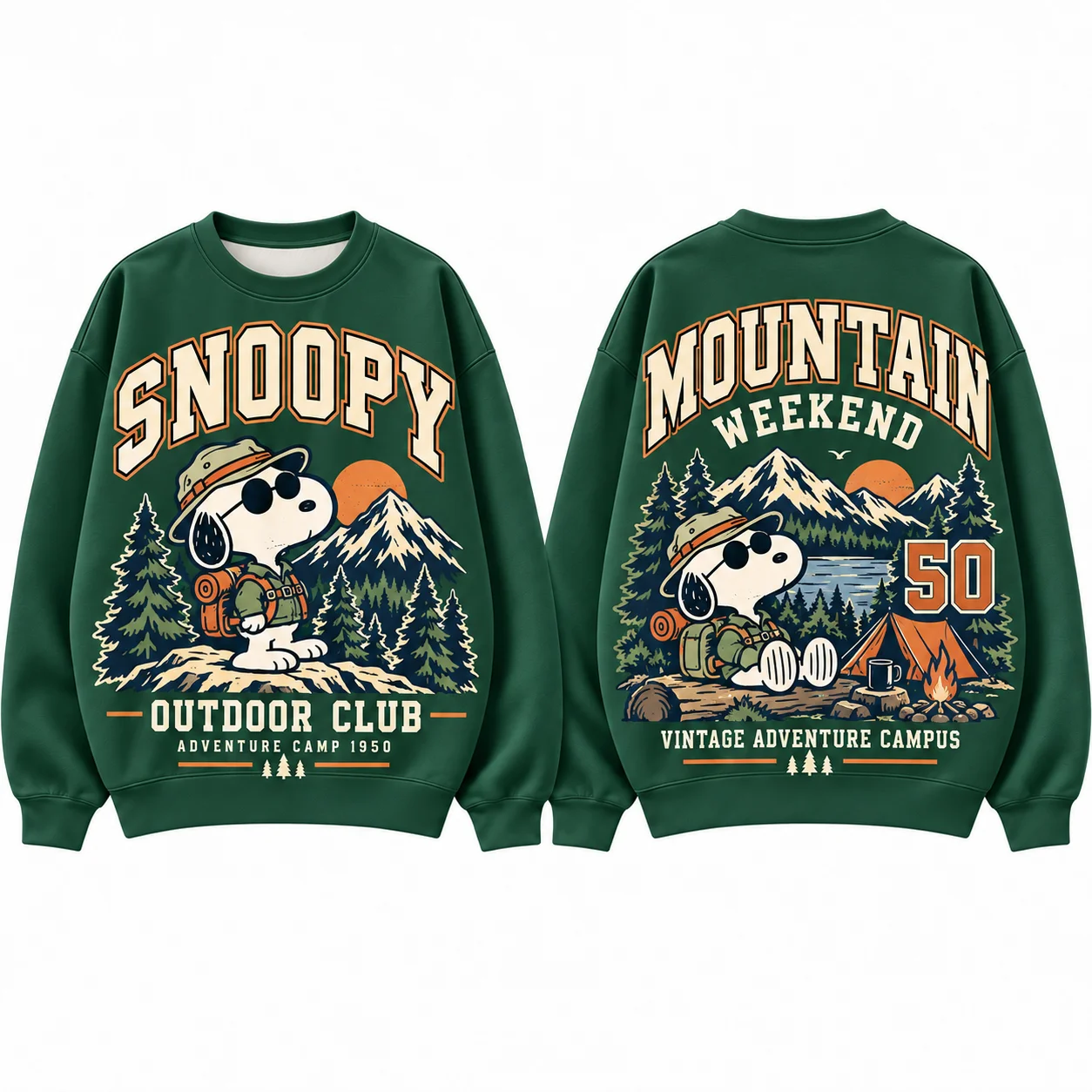 Snoopy Joe Cool Vintage Collegiate Crewneck Sweatshirt Unisex Baseball Tennis Retro Cartoon Long Sleeve Pullover Kids Clothes
