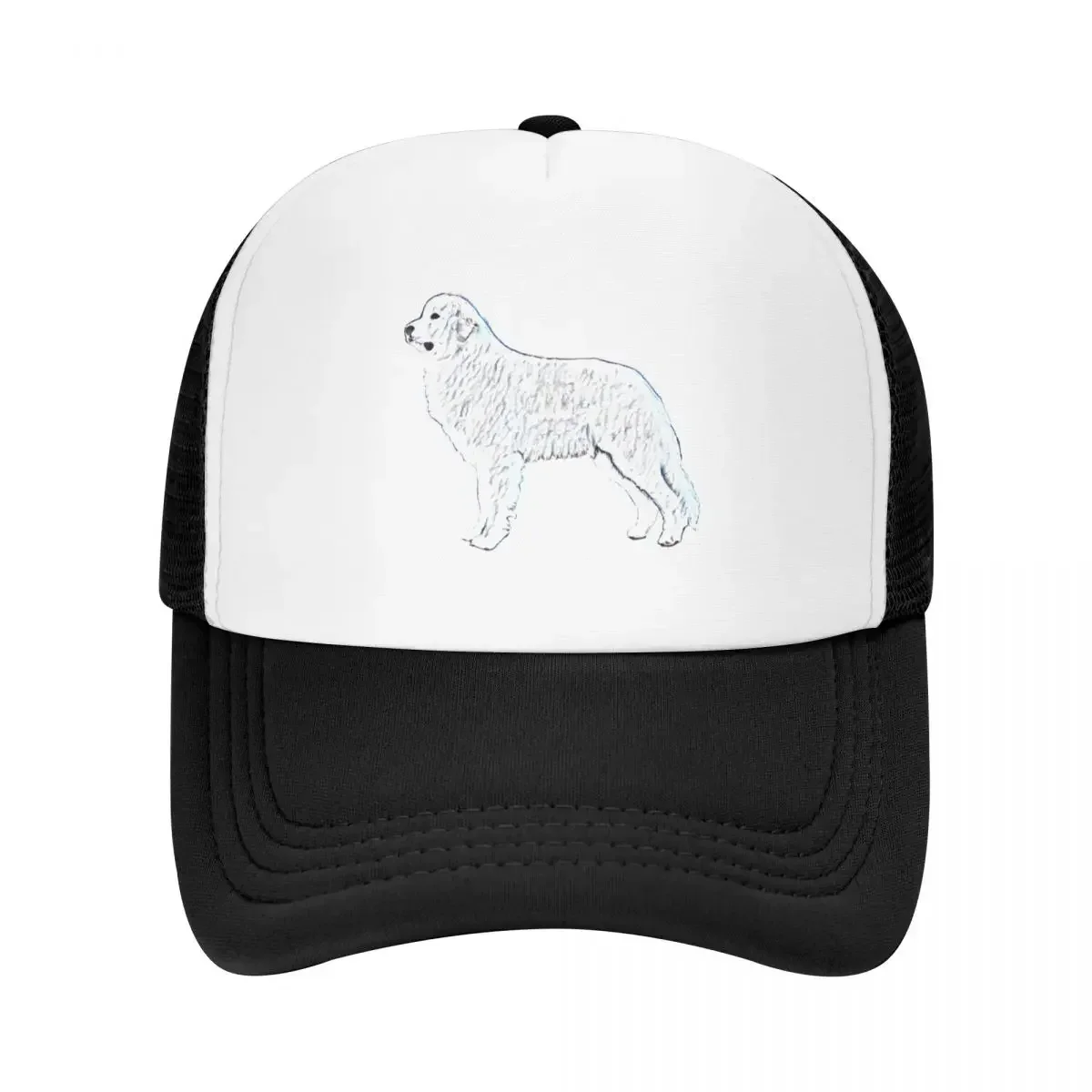 Great Pyrenees Dog Elegant, imposing, and majestic for dog lovers Baseball Cap Anime hard hat Caps Male Women's