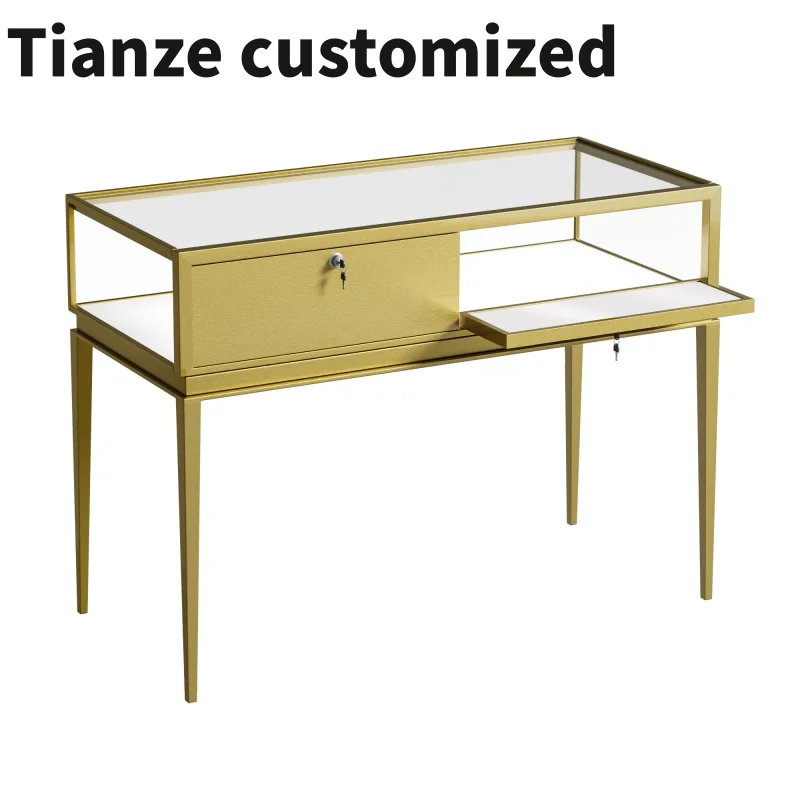 

Customized-Furniture showcase marble jewelry showroom counter cashier counter jewelry display jewelry store counter