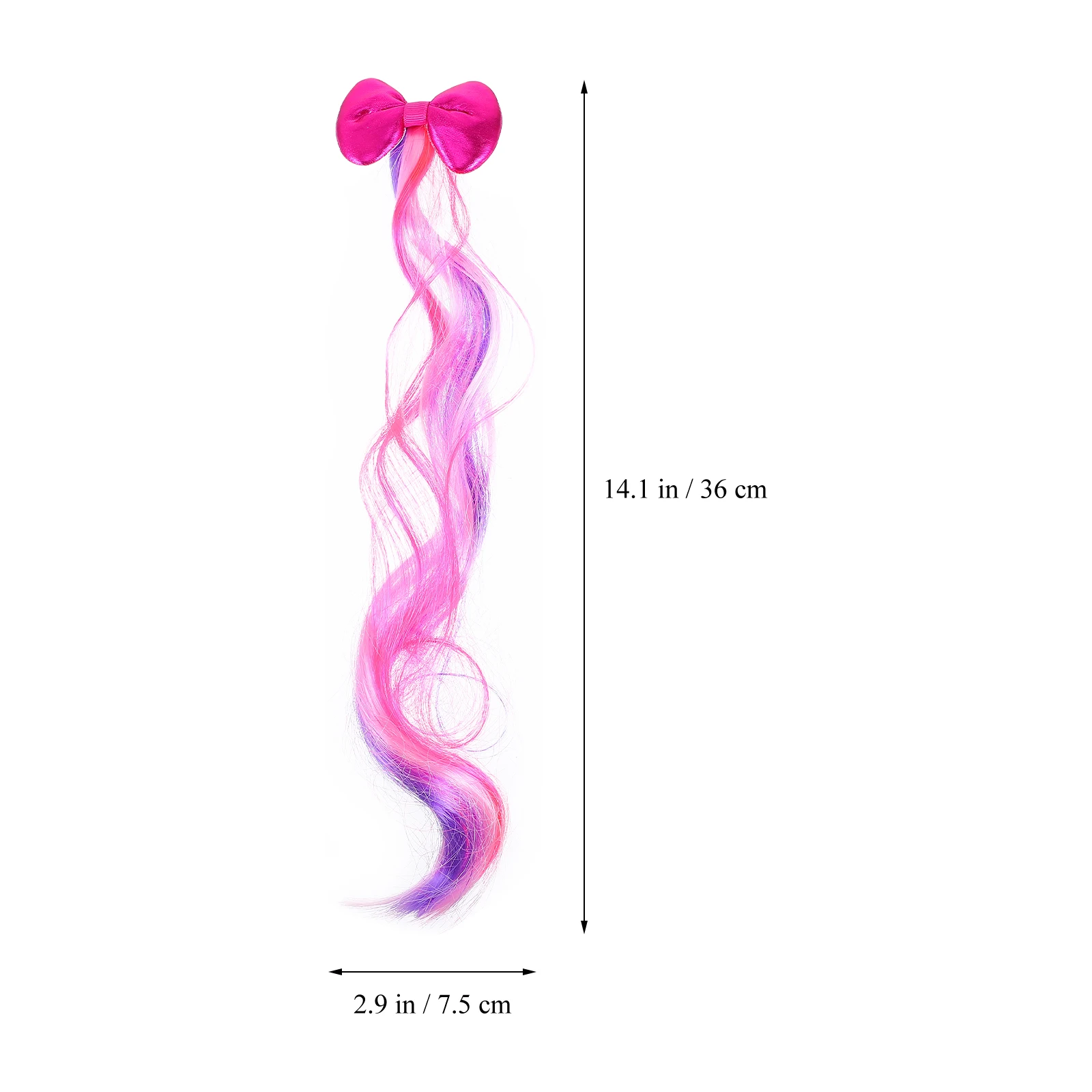 

6pcs Bow Clips Natural Curly Butterfly Kids Toddler Duckbill Extensions Pink Bow Clips Barrette