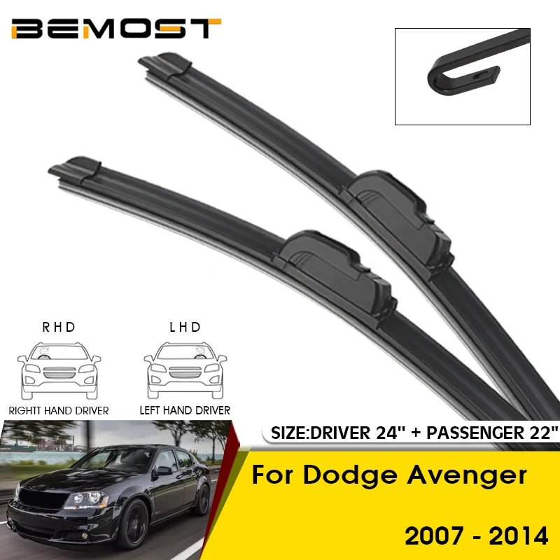 

Car Wiper Blades For Dodge Avenger 2007-2014 Windshield Windscreen Front Window Blades 24"+22" Car Accessories