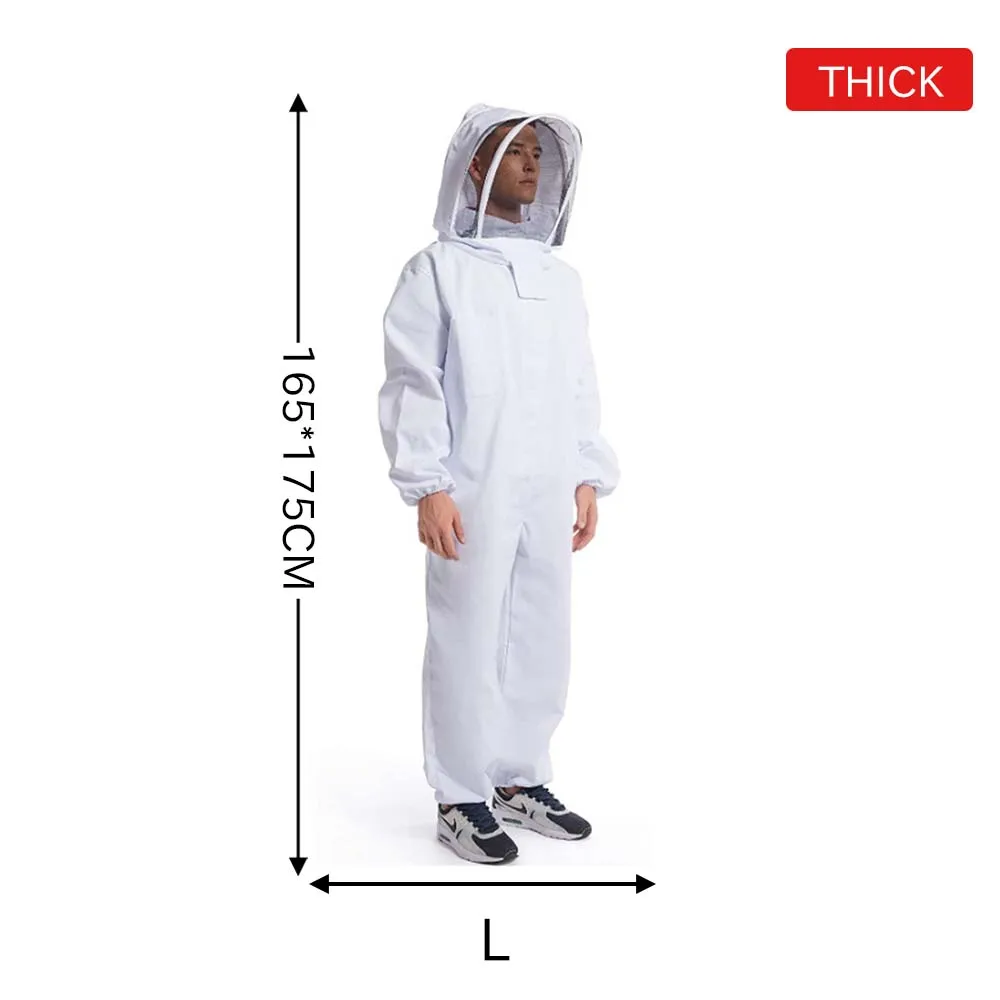 Full Body Bijenteelt Kleding Professionele Imkers Kleding Bescherming Bijenteelt Pak Safty Sluier Unisex Kinderen Beschermend