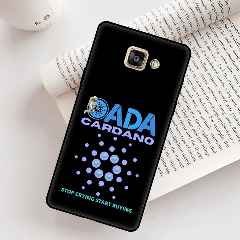 Cardano Coin Ada Cryptocurrency Case For Samsung Galaxy J3 J5 J7 2017 J1 A3 A5 2016 J4 J6 Plus A6 A7 A8 A9 J8 2018 Cover