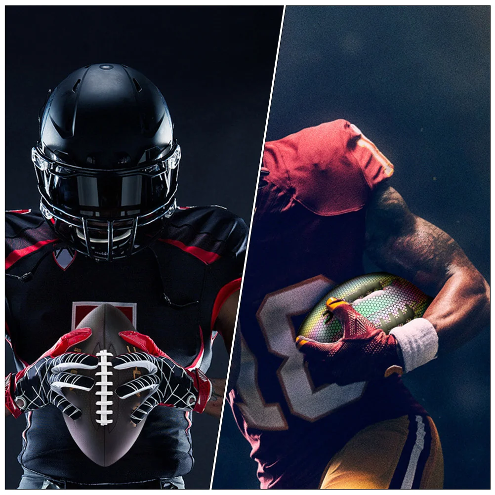 1개 형광 럭비공 성인 및 청소년용 전문 훈련 축구 경기용 액세서리 향상된 패스 연습