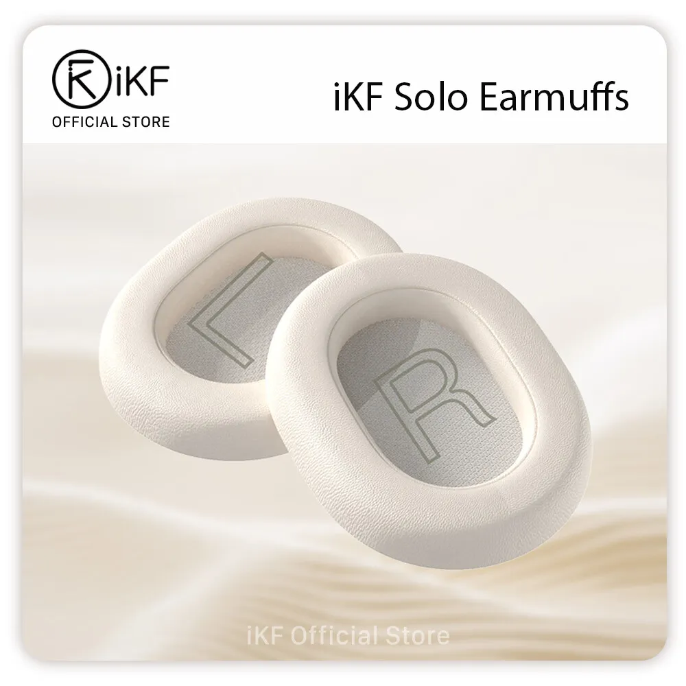 

For iKF Solo Original Earphone Muffs Headphone Earpads Cushion Sponge Cover Earmuffs Easy Resplacement