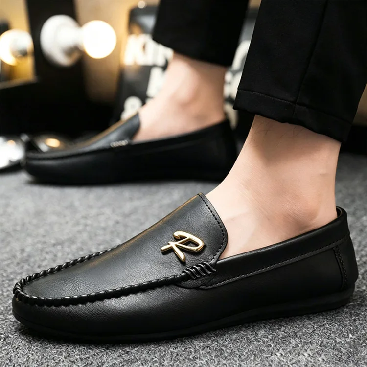 Frühling Herbst Herren Casual Einzel-Schuhüberzug Lazy Shoes Weichsohlige Herren-Fahrerschuhe – Detail 8