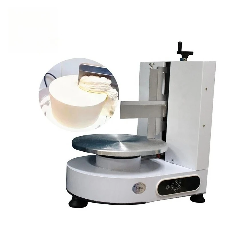 Embryo Creamer Maker Cake Straightening Machine About 60Rpm High Speed Cake Cream Plastering Refining Machine