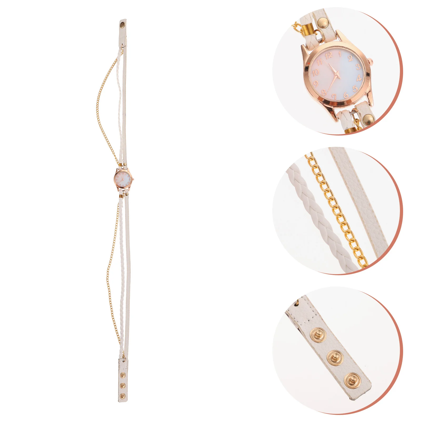 

Delicate Women Watch Braid Strap Wrist Wrap Watch Stylish Casual Dressy Outfits Suitable Indoor Outdoor Activities Birthday