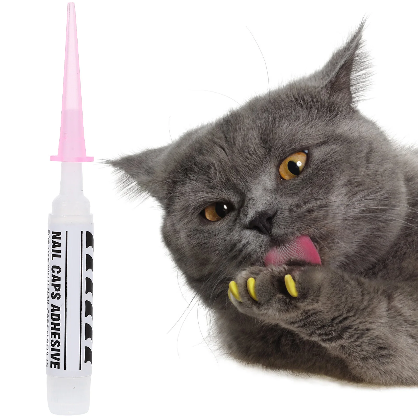 

20Pcs Nail Glue for Pets Fast Bonding Adhesive for Claw Caps Prevent Scratching Protect Furniture Pet Grooming