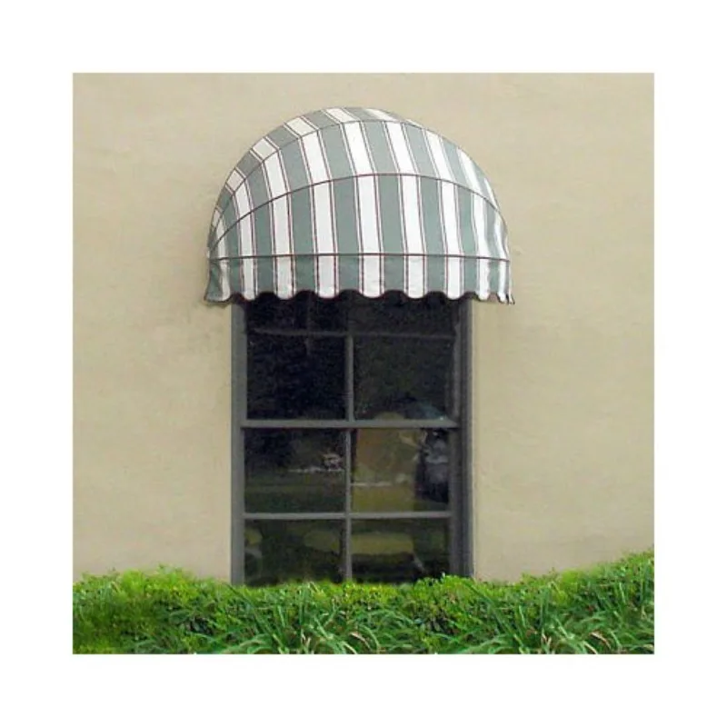 European decorative windows Small dome awnings and French awnings