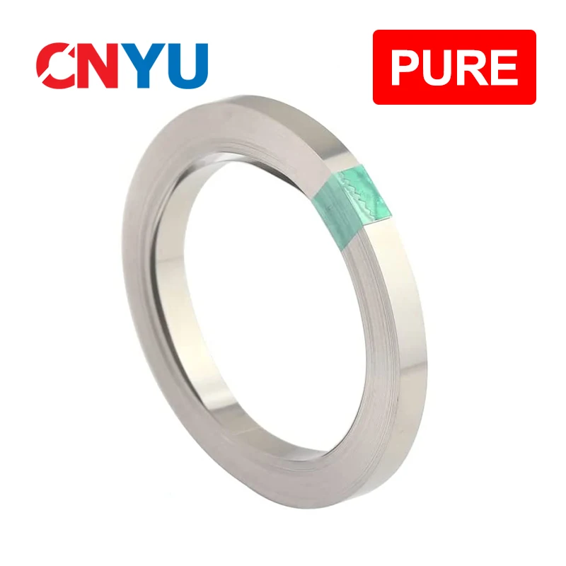 

5M 0.1-0.2mm Pure Nickel Strip For Lithium Battery Pack Welding 99.96% Purity Nickle Tape For 18650 26650 Battery Spot Welder