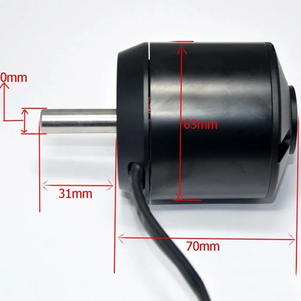 

Brushless motor 6374 with sensor for remote skateboard scooter motor 2800W 170KV 4100RPM black steel copper material