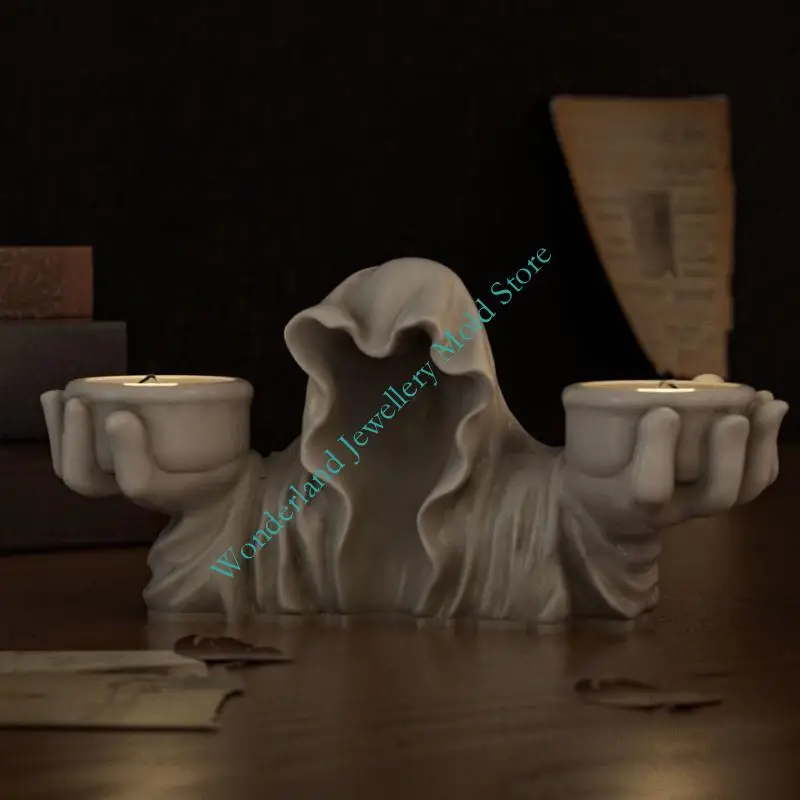 Silicone Witch Mould For Epoxy Resin And Polymer Clay Creation