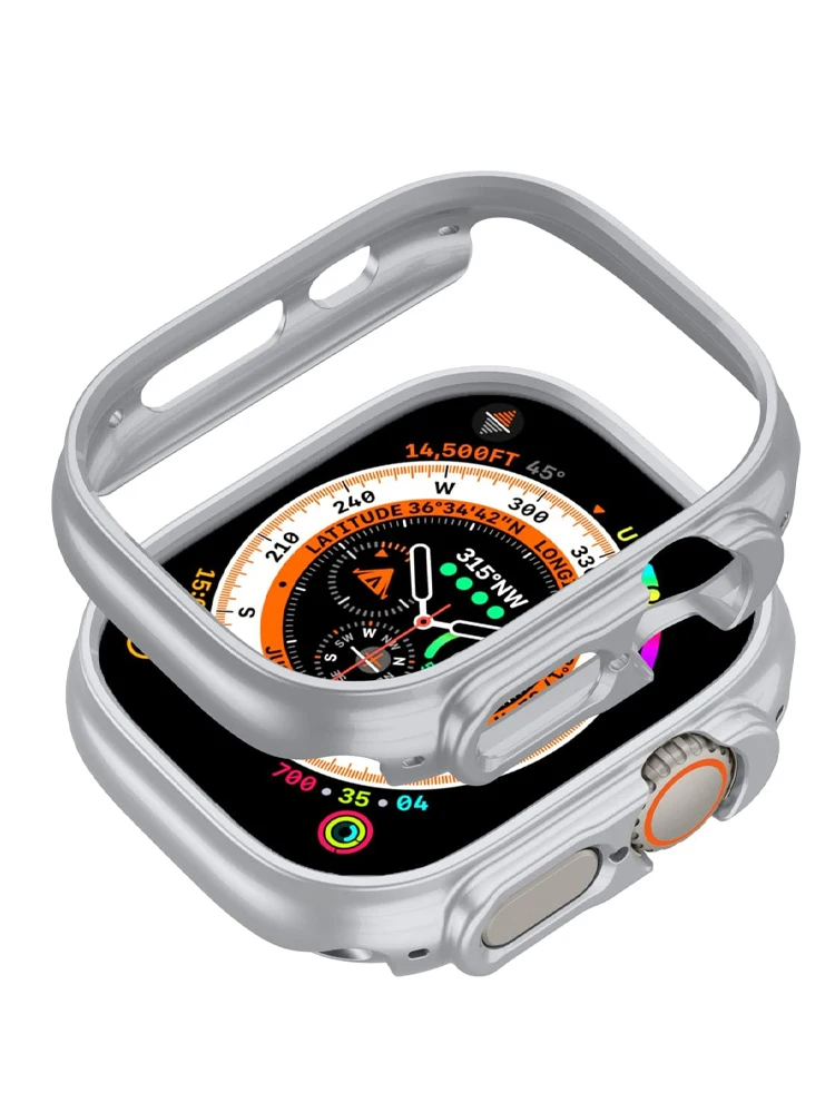 Cover Case For Apple Watch Ultra 1 2 3 49mm Protector Accessories Hollow Hard PC Bumper Shell iWatch Series Ultra 3 Protective