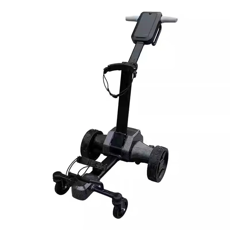 

Electric smart golf cart, six-wheel automatic following, foldable aluminum alloy golf cart