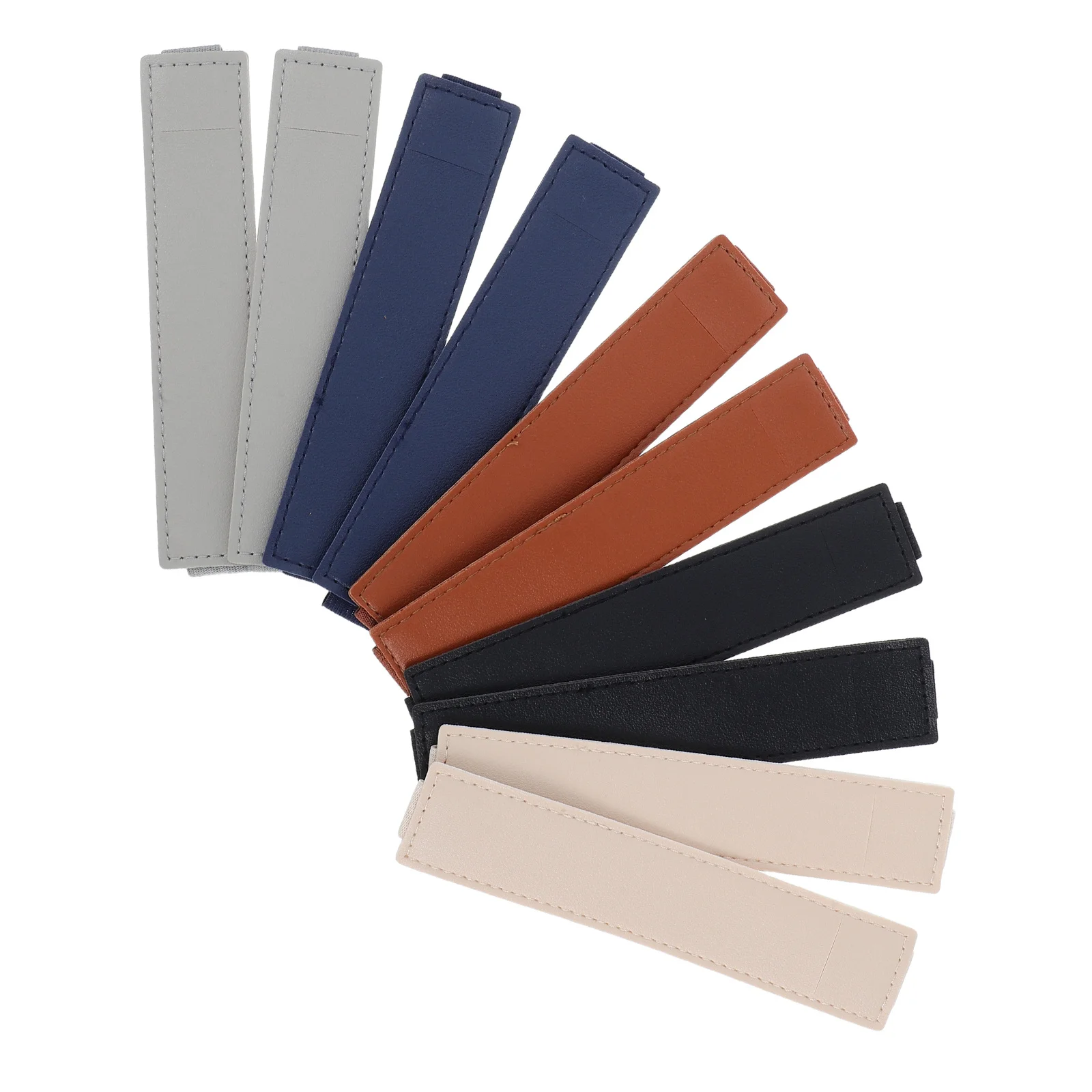 

10Pcs PU Elastic Adjustable Band Pen Holder for Notebook Planner Journal Pencil Pouch Office School Pen Holder Clip for Notebook