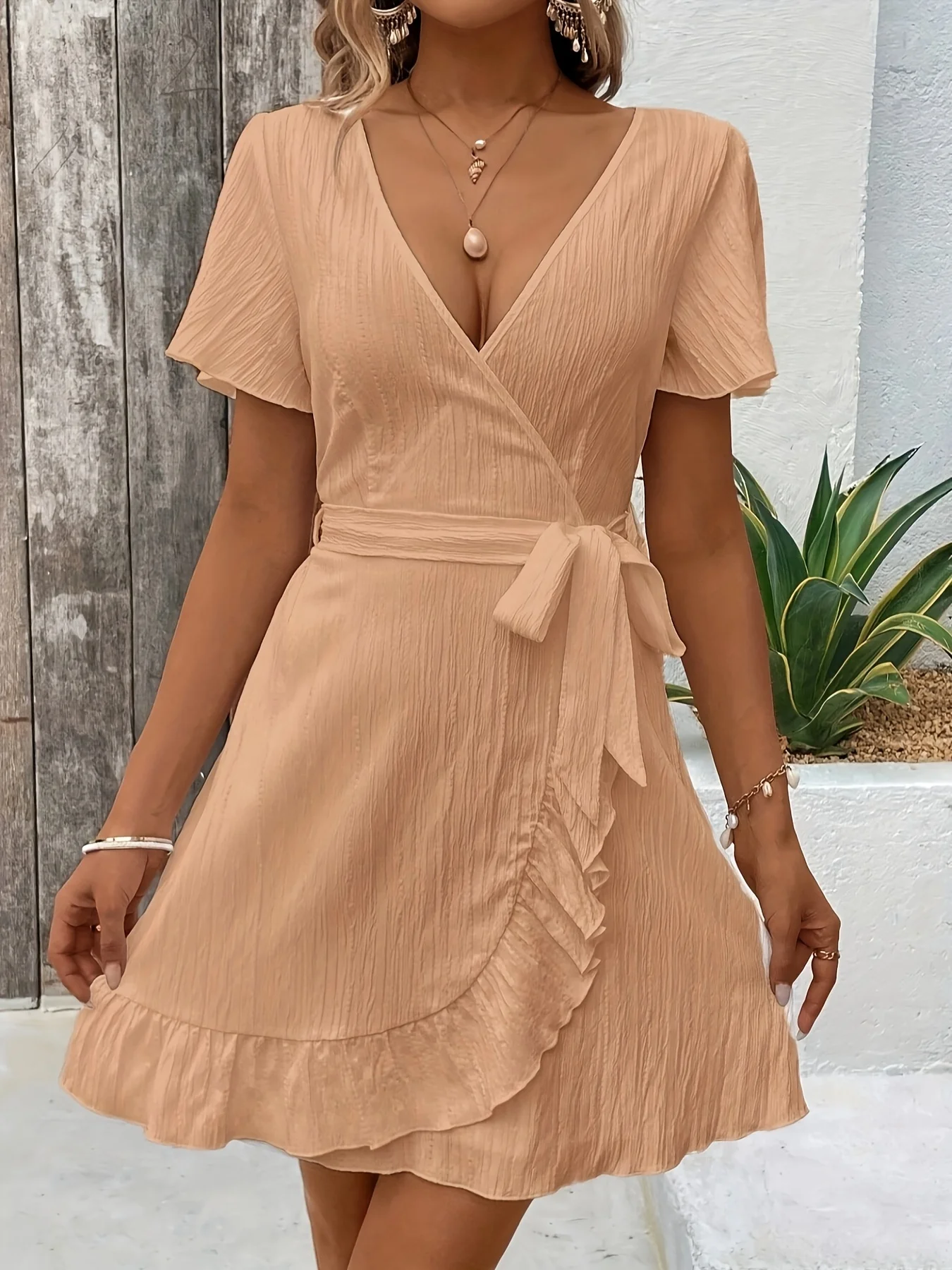 

Женское тканое платье большого размера, повседневное богемное макси-летнее длинное платье трапециевидной формы с карманами, одежда полной длины