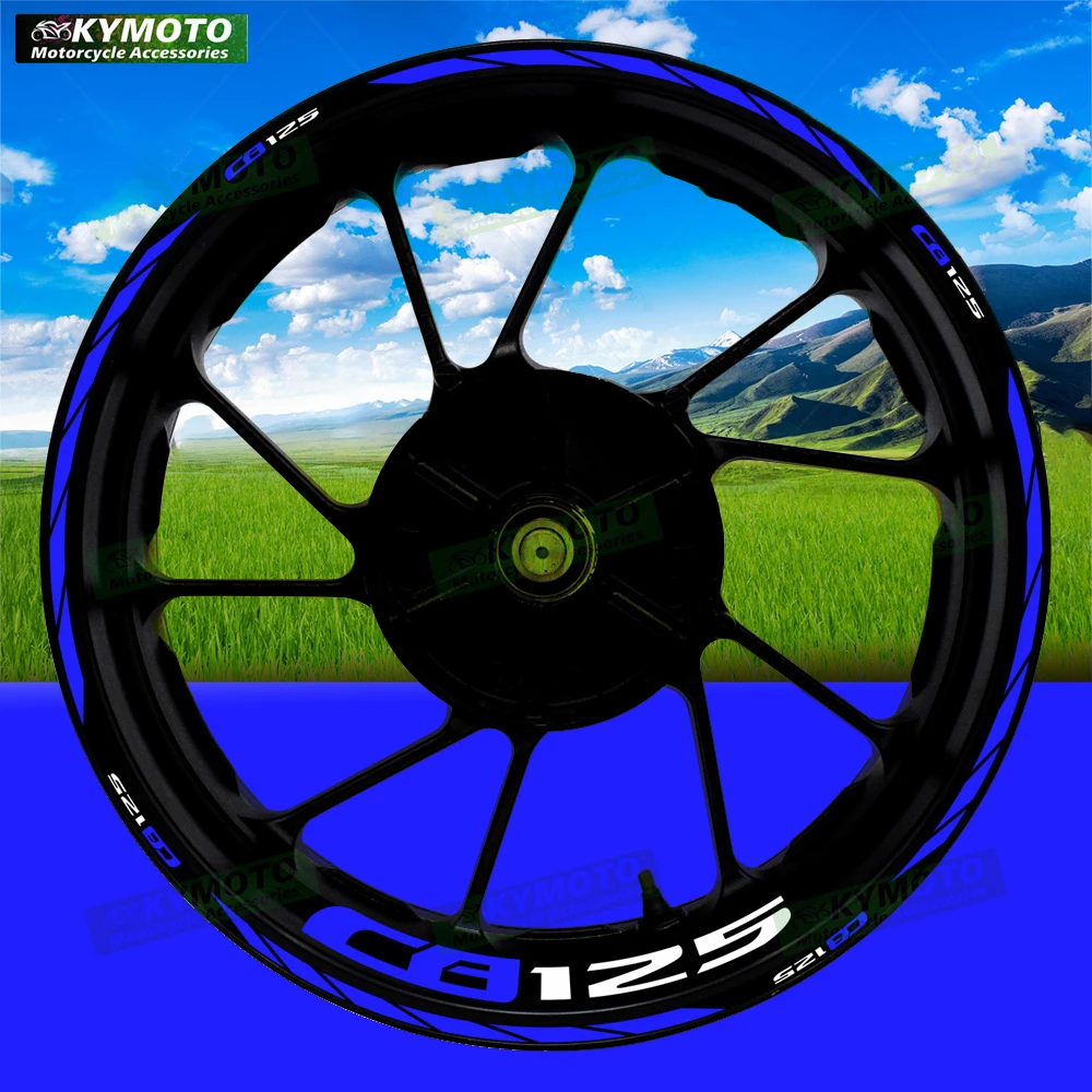 

For Honda CB125 CB 125 motorcycle accessories 17 inch front and rear wheel decals hub reflective fairing rim sticker decoration