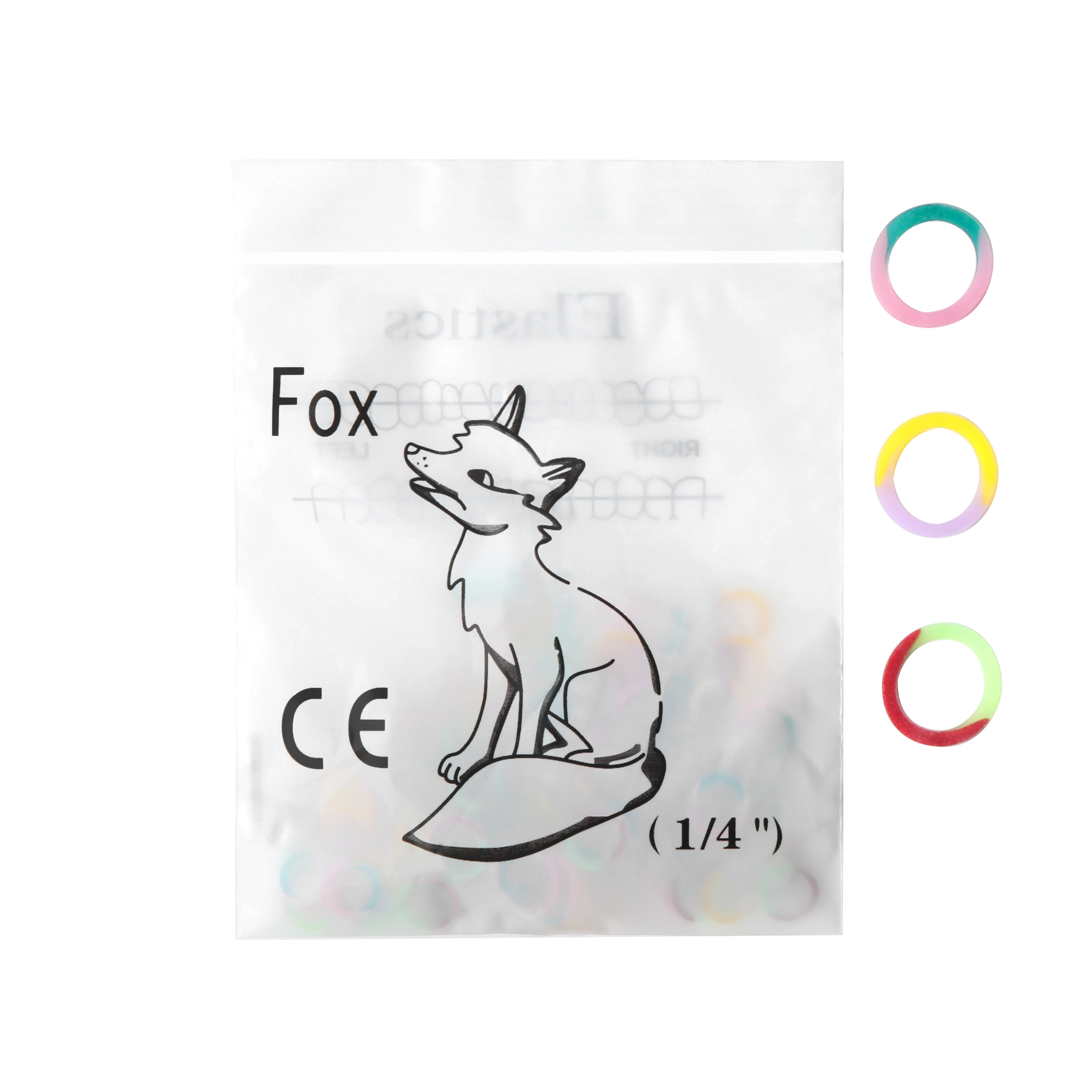 

Value Pack 4.5 Oz Orthodontics Silicone Rubber Elastics Bicolor Dentist Medical Supplies Braces Band Latex Tooth O-rings