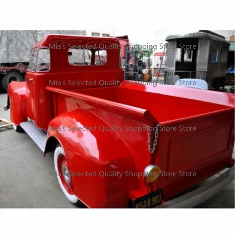 Vintage American Car Model Decorative Strips Metal Crafts Creative Home Iron Artwork for Retro Automotive Theme