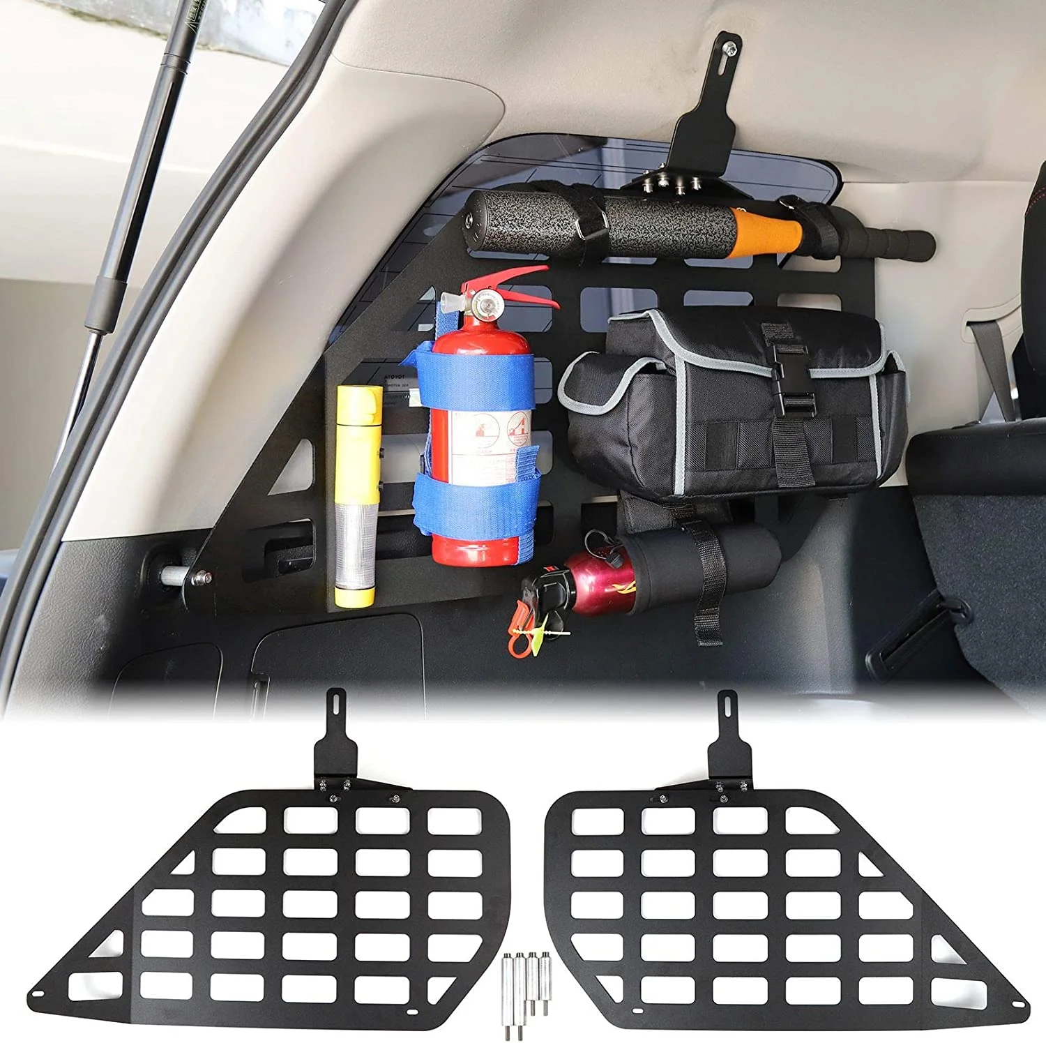 Sistema de Panel de almacenamiento Modular JeCar para Toyota 4runner, portaequipajes Interior, estante de carga trasero, maletero, 2010-2020