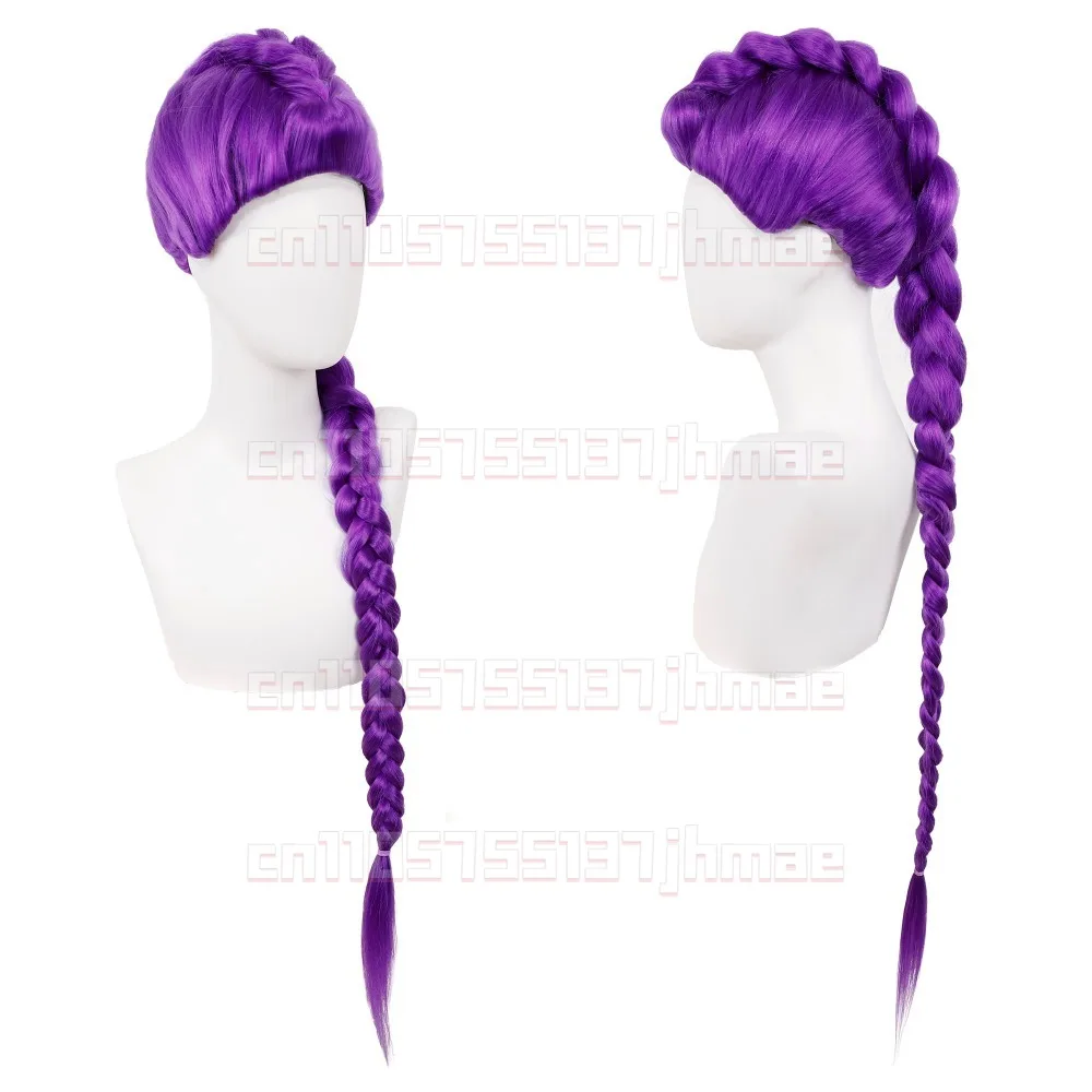 فيلم Kpop شعر مستعار تأثيري ميرا رومي زوي شيطان الصيادين أرجواني أسود أحمر طويل الشعر مقاومة للحرارة بيروكات صناعية كرنفال الدعائم #2