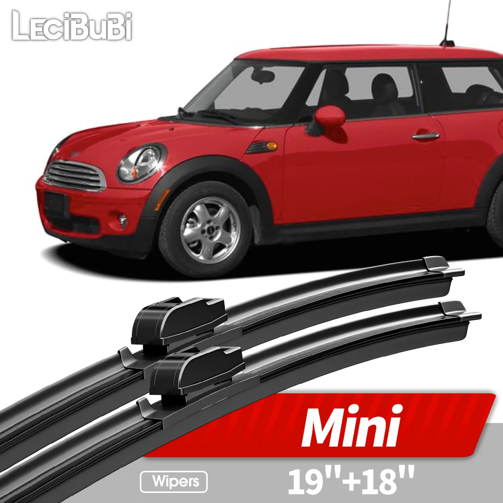 

19"+18" For Mini Cooper R50 R53 R56 F55 F56 F57 Clubman R55 Convertible R57 Front Windshield Wiper Blades Windscreen Window