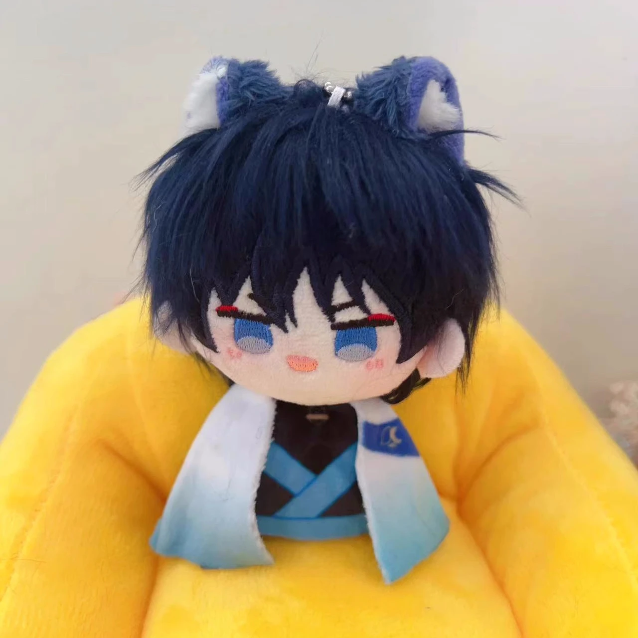 

Anime Genshin Impact Wanderer 12cm Soft Stuffed Plush Toys Pendant Keychain a5642 Birthday Gift