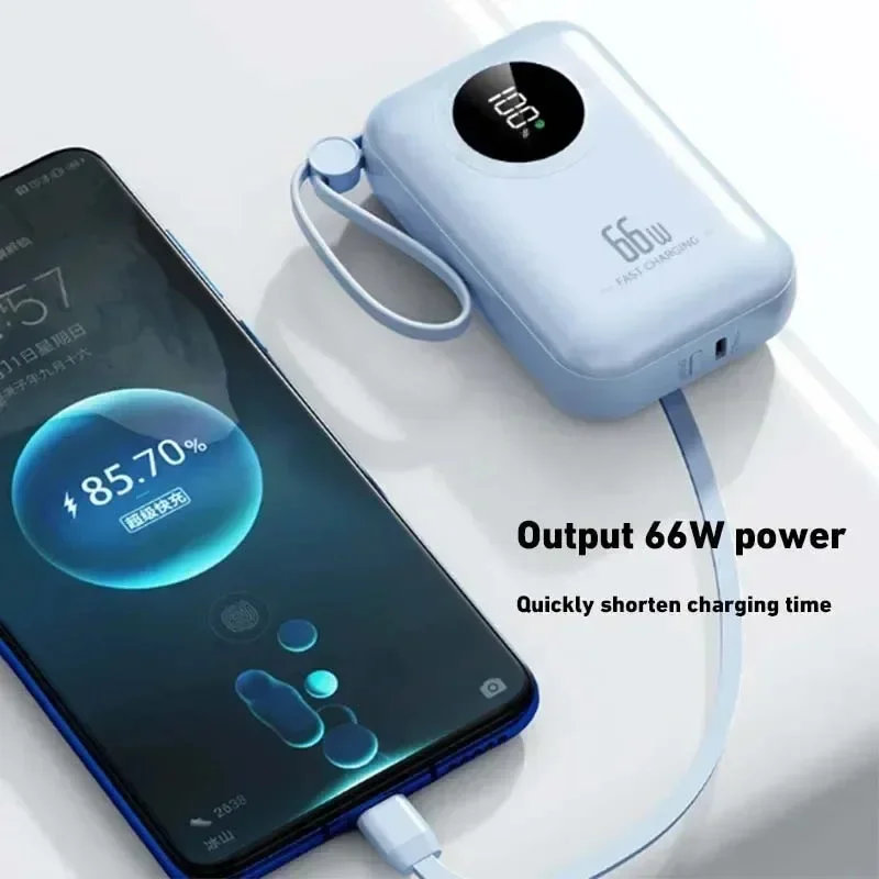 Large Capacity Power Bank 50000mAh 66w Fast Charging Powerbank Portable Battery Charger Spare battery For iPhone Samsung Xiaomi - view 5