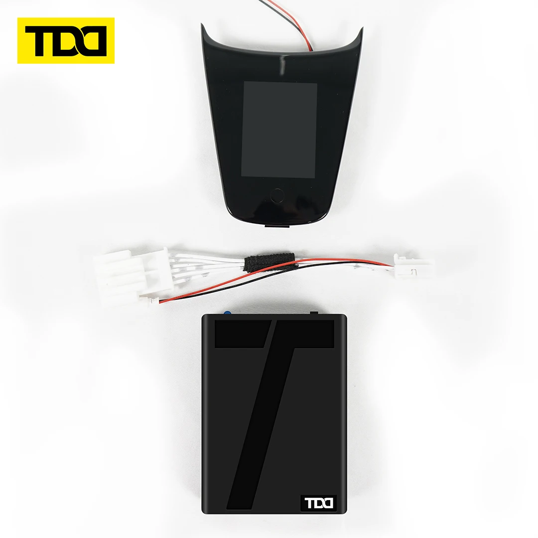 TDD Steering Wheel Smart Trim LCD Display for Tesla Model 3 Model Y  Multi-function Touch Screen Display APP Easy Control