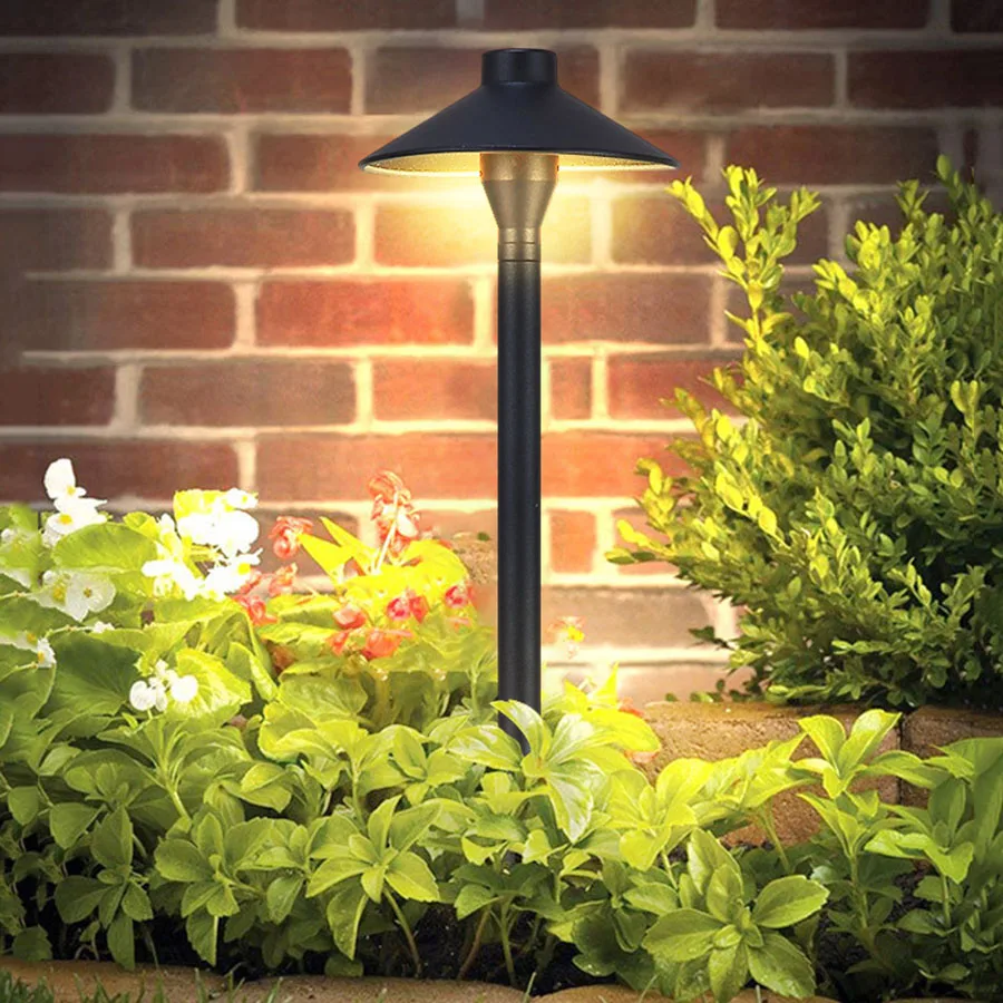 

7W Outdoor LED Post Light Mushroom Waterproof Exterior Lawn Path Lights Aluminum Landscape Column Lamp Patio Bollard Lighting