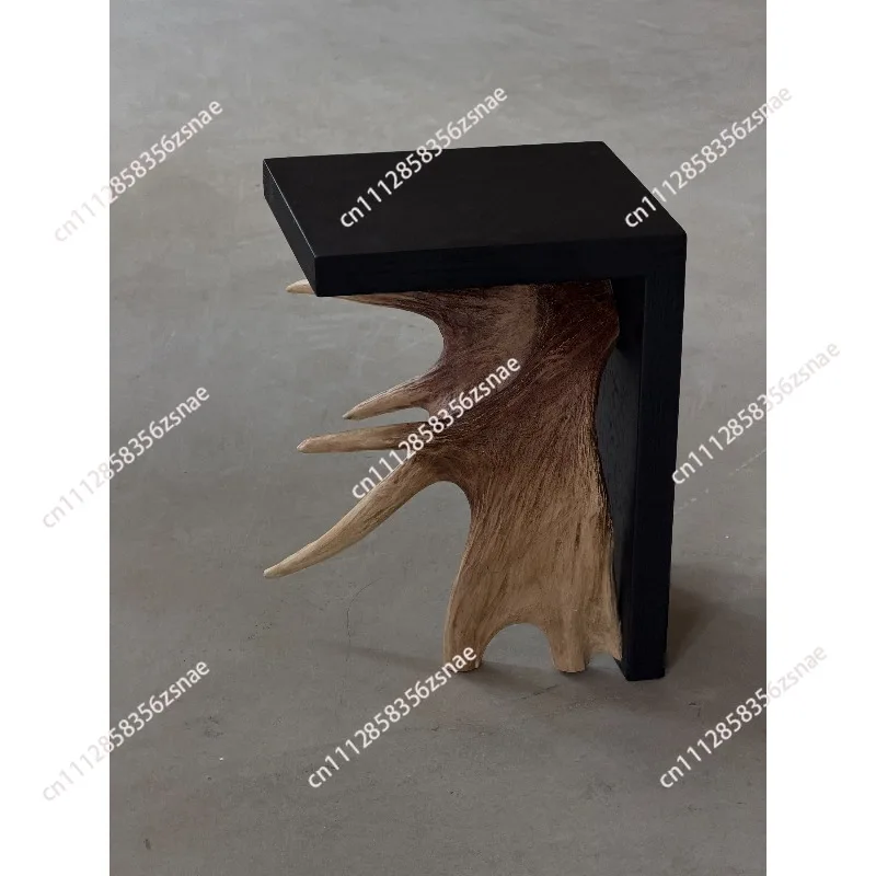 Pioneer dark corner corner corner coffee table niche high aesthetic designer furniture sculpture ornament art installation
