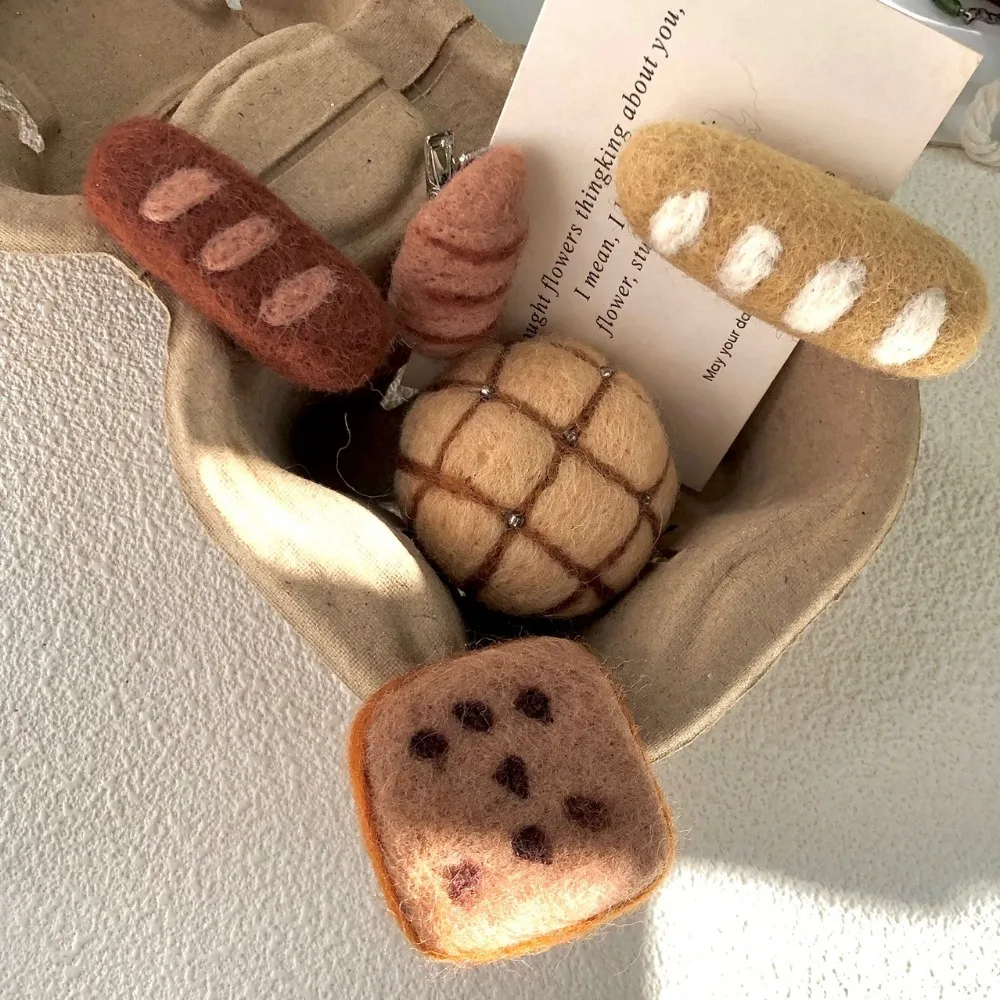 ورأى الصوف مضحك الخبز الفرنسي مشبك شعر بريتزل الإبداعية الزبيب نخب دبوس لطيف الحلو الكرواسون منقار البط كليب الشارع الشهير