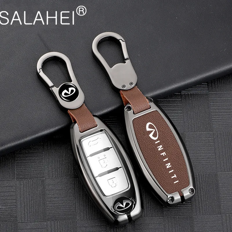 Car Key Fob Case Cover For Infiniti G25 G35 G37 Q40 Q50 Q60 Q70 Q80 QX50 QX56 QX60 QX70 QX80 EX35 FX35 FX45 M35 M37 M45 M56 JX35 view 5