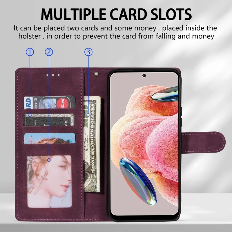 Wallet Hand Rope Magnetic Flip Leather Case For Xiaomi 11T 12T 13T Redmi 12C 10C 9A 9C Note 12 12 Pro Plus 11S Poco X5 X4 Pro F5