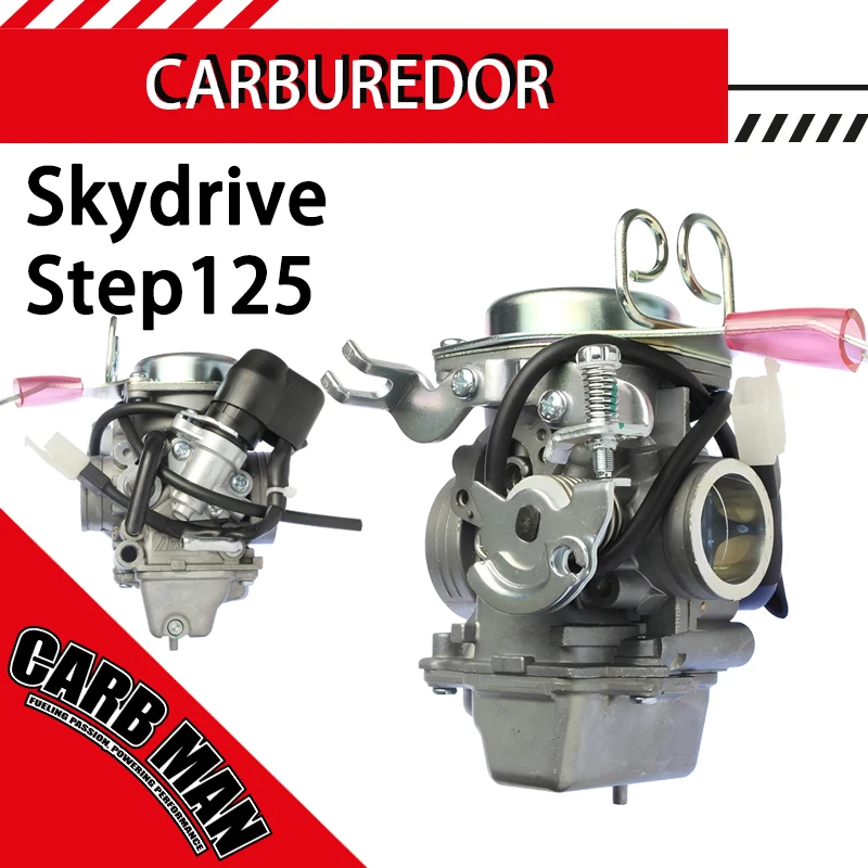 

Motorcycle Carb For Suzuki Step125 Hayate Spin 125 Skydrive 125 Sky Drive Scooter 13200-41h10-000 Carburetor Assy
