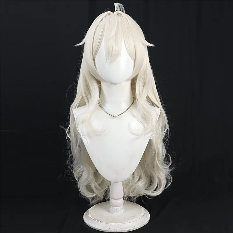 Wuthering Waves Zani Cosplay Perücke Golden White Long Hair Averardo Bank Ragunna Rinascita Halloween Party Frauen Mädchen Karneval