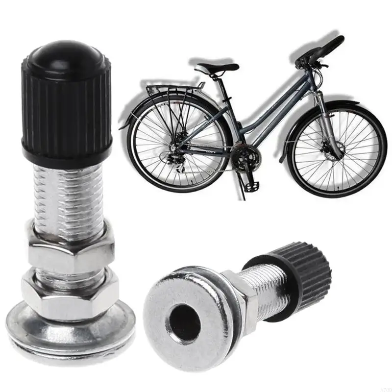 

2 Pcs Bike Tyre Valves Lengthened Inner Tire Valves Repalcement Tyre Stems A70D