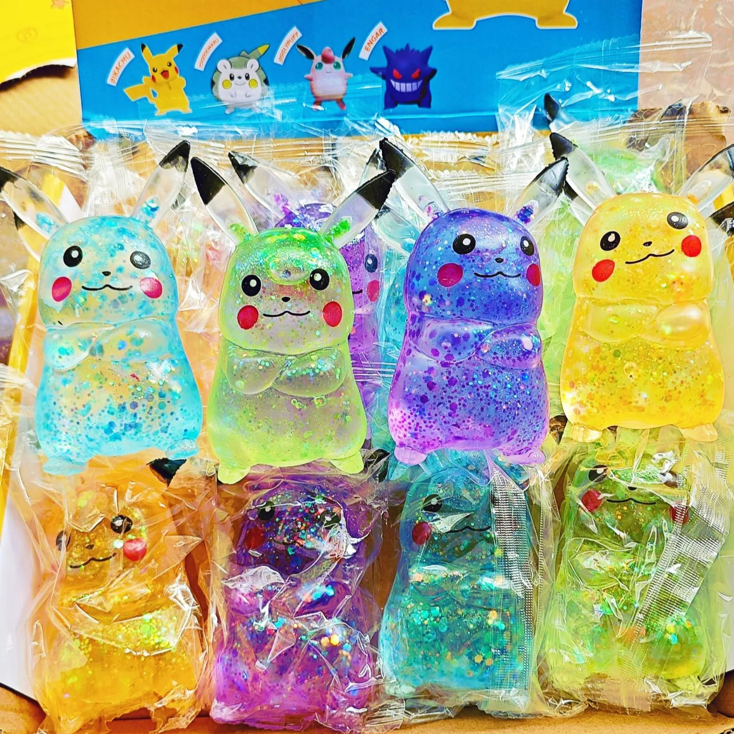 lot-de-12-jouets-squishy-pikachu-en-tpr-rembourres-de-maltose-et-pailletes-a-remontee-lente-anti-stress-et-de-decompression-boite-surprise