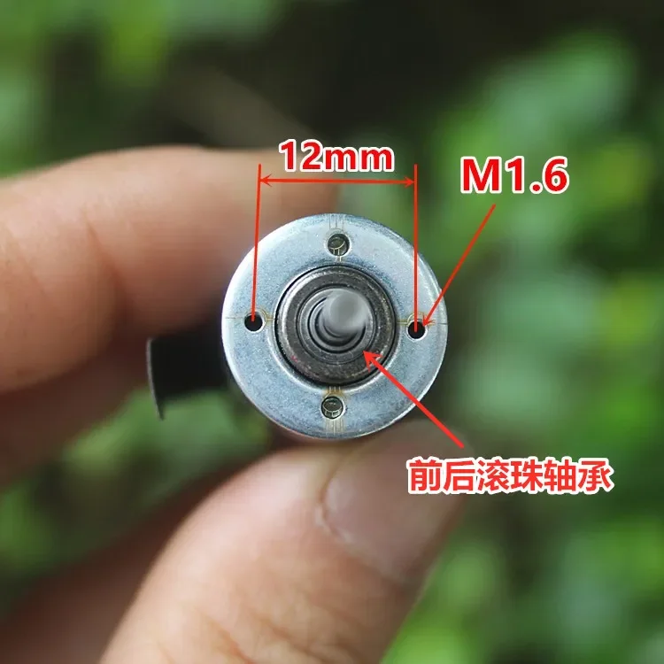 15W Precious 17mm Diameter Inner Rotor Brushless Motor Dual Ball Bearing DC12V-24V 10450RPM Neodymium Iron Boron Strong Magnetic