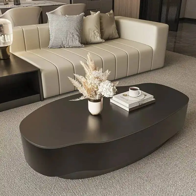 

Wavy Eclectic Nordic Coffee Table Industrial Organizer Drawer Living Room Coffee Table Trendy French End Table Home Furniture ﻿