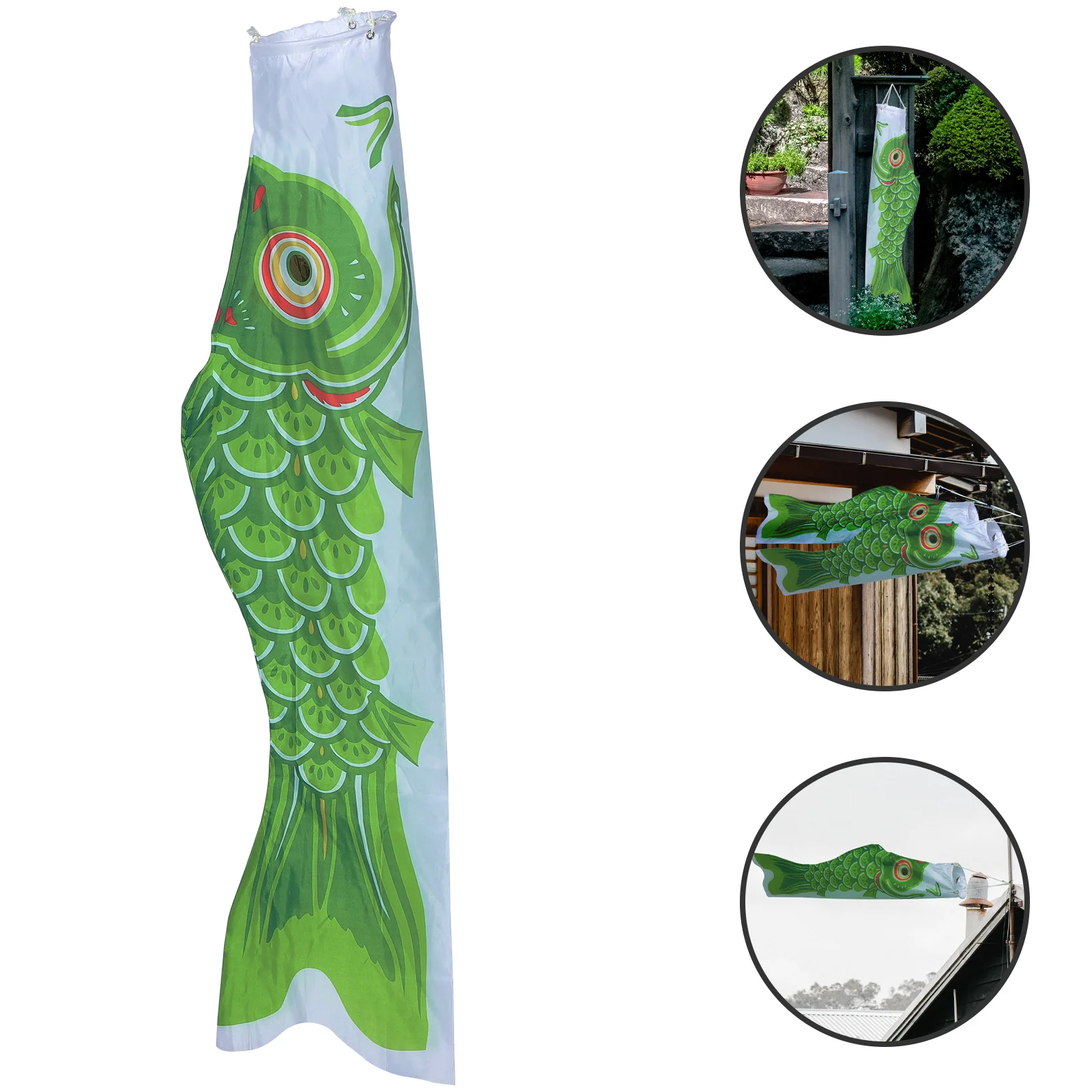 

Nylon Japanese Carp Windsock Outdoor Garden Decoration Hanging Yard Decor For Patio Sushi Restaurant Koinobori Flag