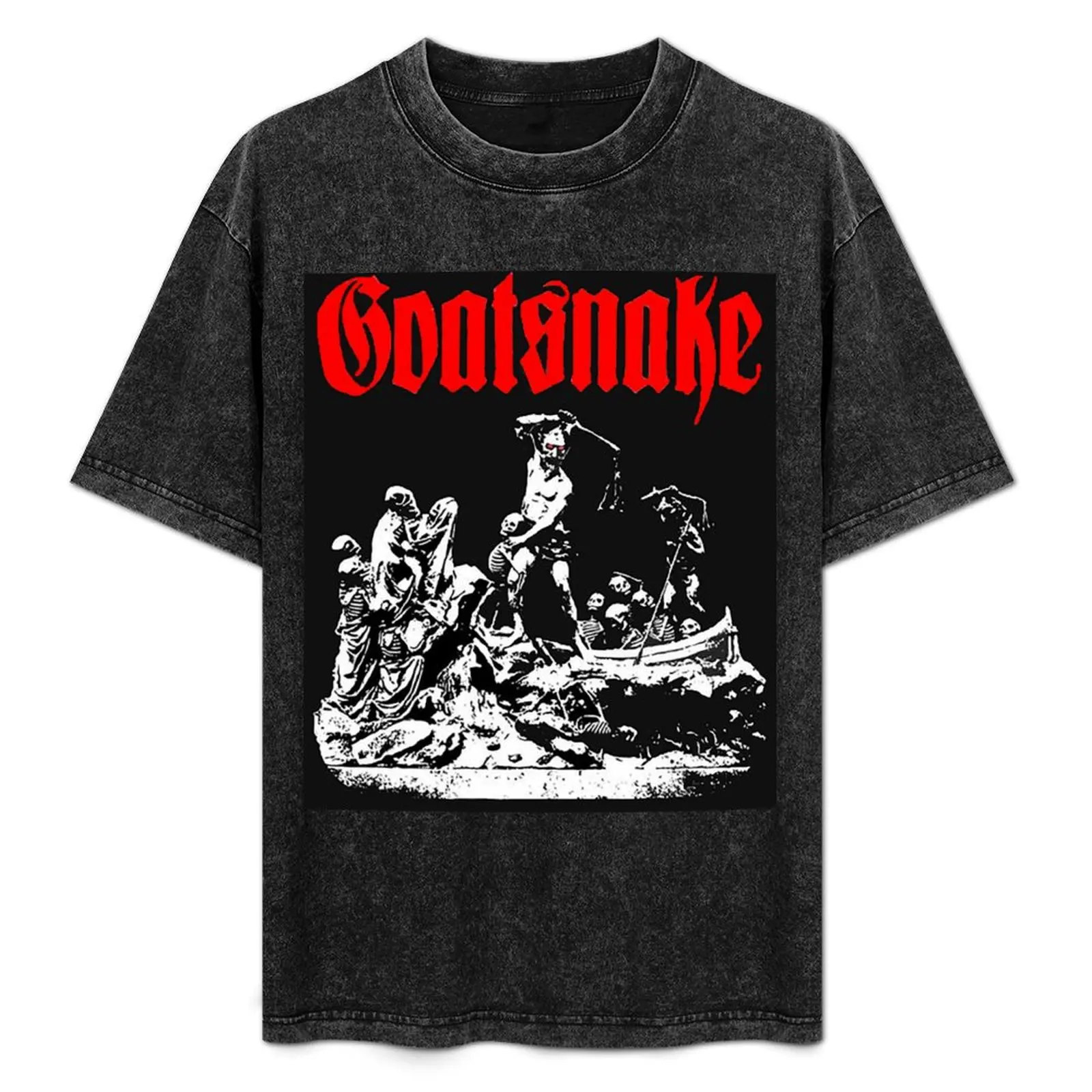 Best,goatsnake - art T-Shirt Basic Solid Color Casual Tee Shirt