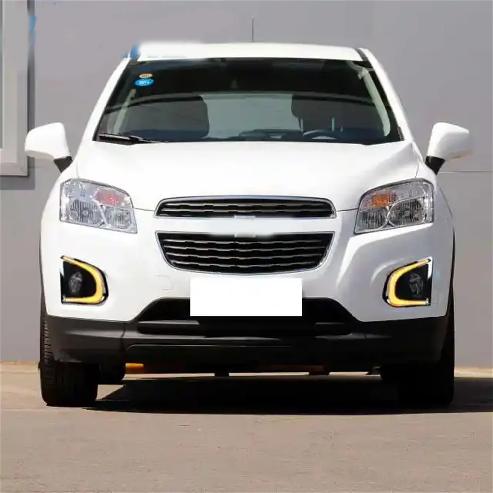 For Chevrolet Tracker Trax 2014 2015 Daytime Running Light Led Front Fog Lamp Drl 12V Daylight