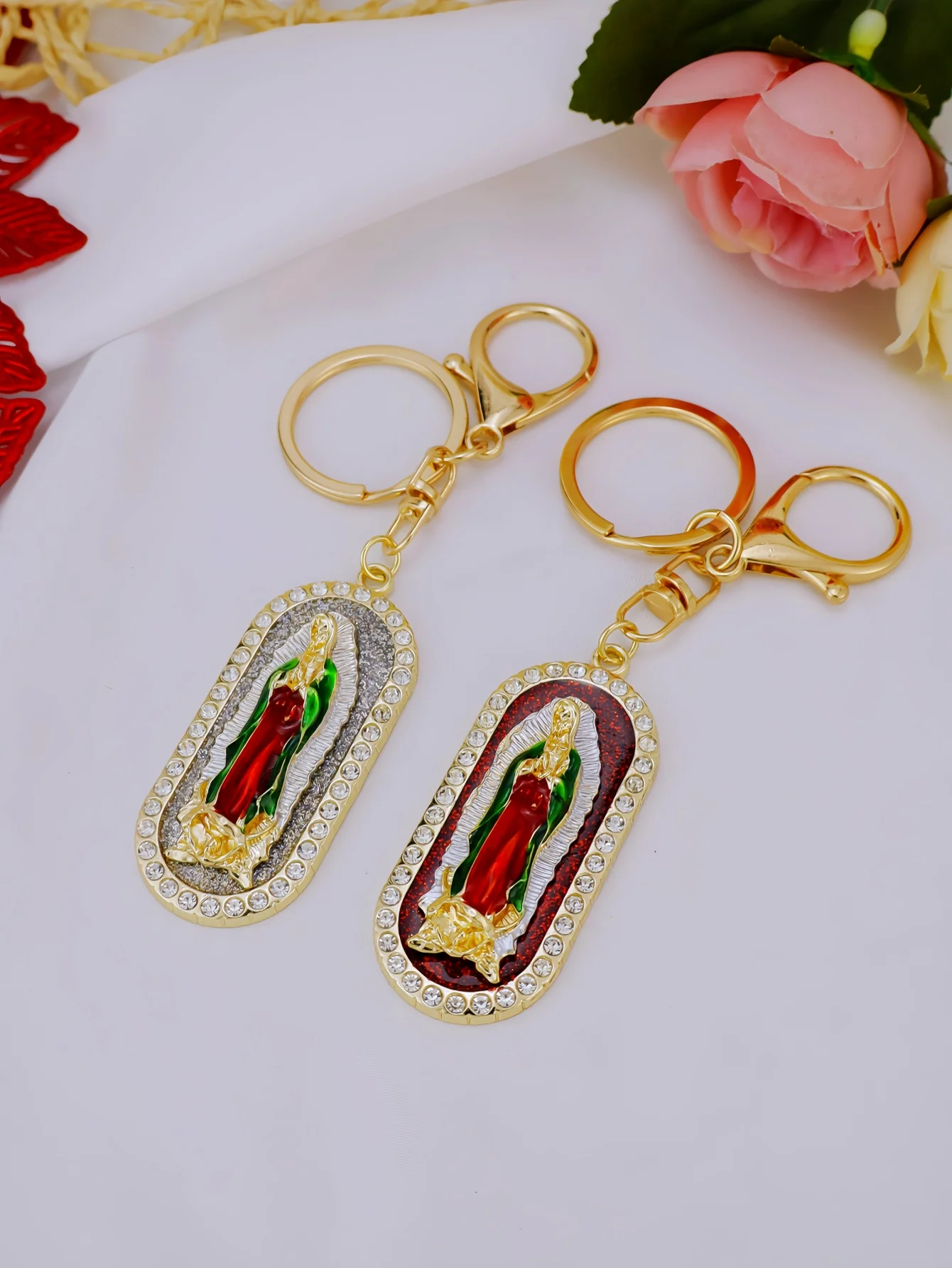 1 Fashion St. Jude Virgin Mary Hanging Keychain Party Gift Jewelry