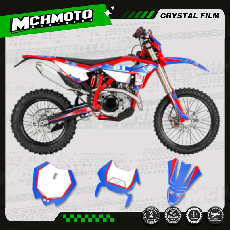 MCHMFG – autocollants de l'équipe de moto, pour BETA RR ENDURO 2023-2025 2023 2024 2025 250 300 350 -009